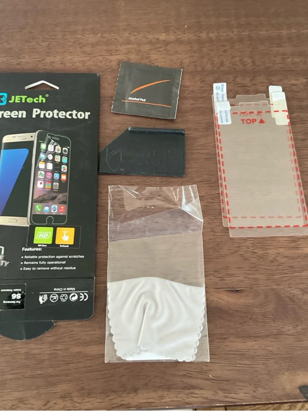 Jet Tech Screen Protector Samsung S6 HD open box 2 Pack